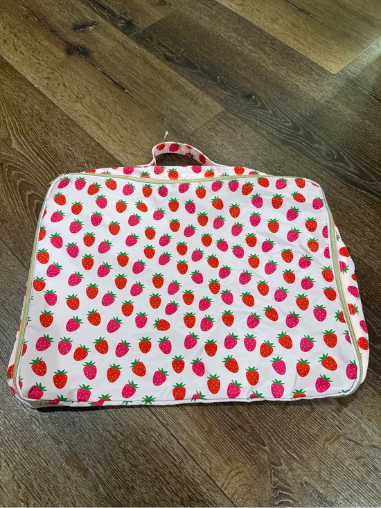 Dabney Lee Handbags - NWOT Dabney Lee Pink Strawberry-Print Travel organizer bag